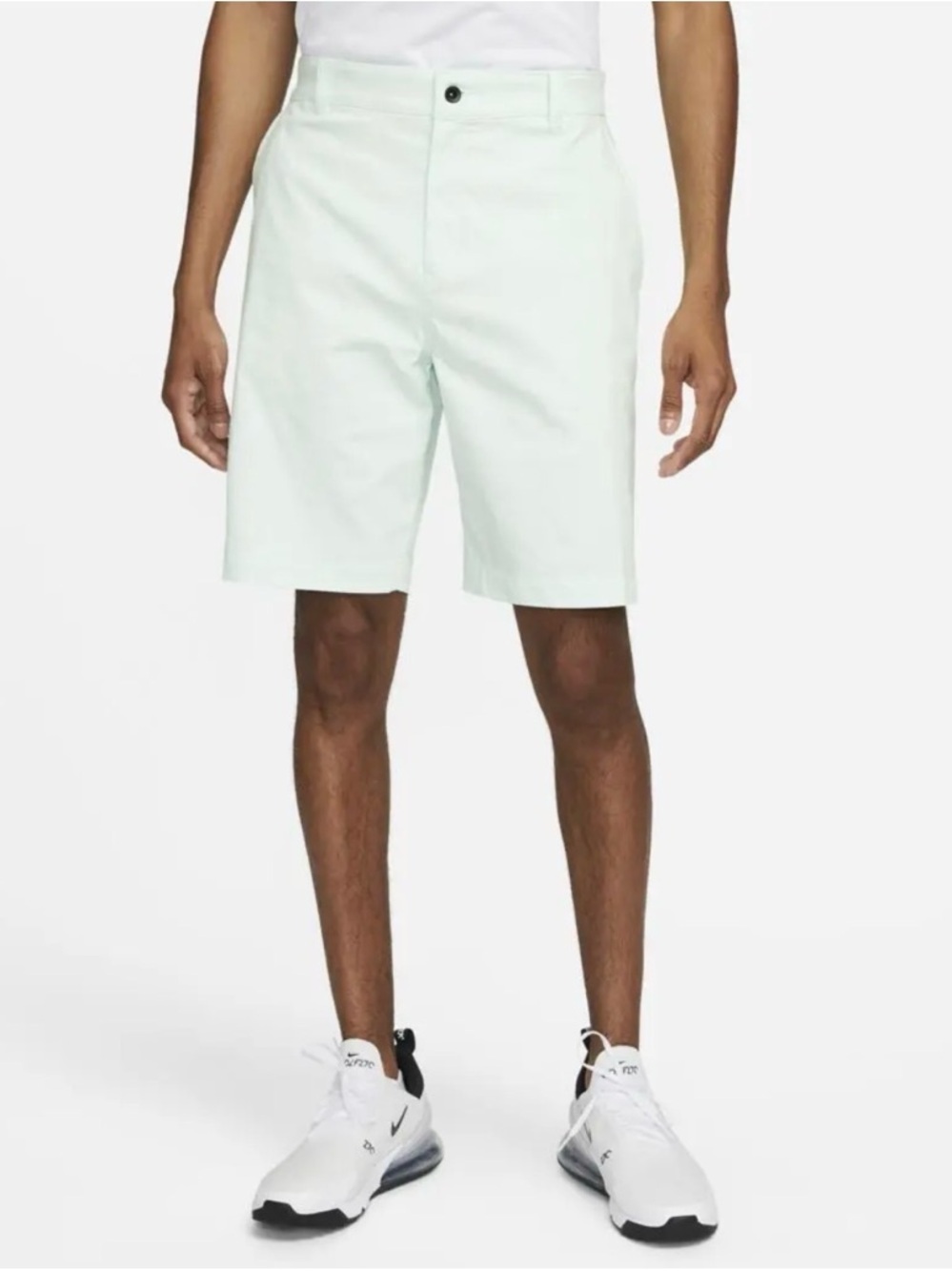 Nike Men's Mint Green Flat Front Chino Shorts